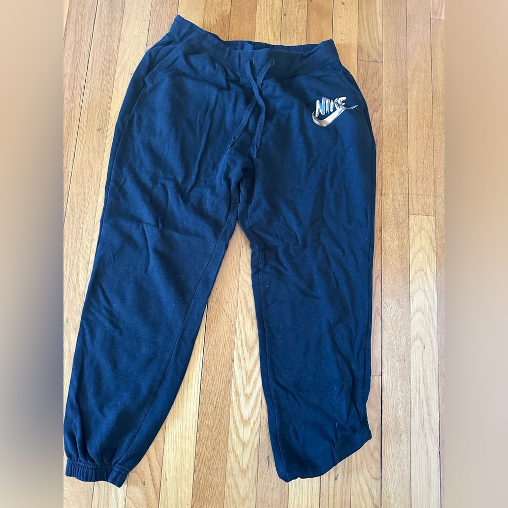 Nike Sweatpants with Gold Logo